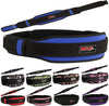 Weight Lifting Belt with Double Back Support Gym Training 5" Wide Belts Blue 2XL
