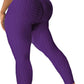 Women High Waisted Workout Yoga Pants Butt Lifting Scrunch Booty Leggings Tummy Control anti Cellulite Textured Tights