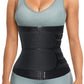 Sweat Waist Trainer for Women Two Belts, Neoprene Workout Corset Waist Trainer Cincher Trimmer Shaper Zipper