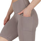 Womens High Waisted Biker Shorts with Side Pockets Workout Shorts 5”, 7”, 9”