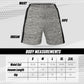 [5 Pack] Men’S Dry-Fit Active Athletic Shorts Basketball Running Workout Training Gym
