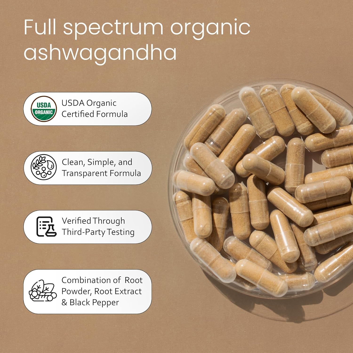 Organic Ashwagandha Capsules