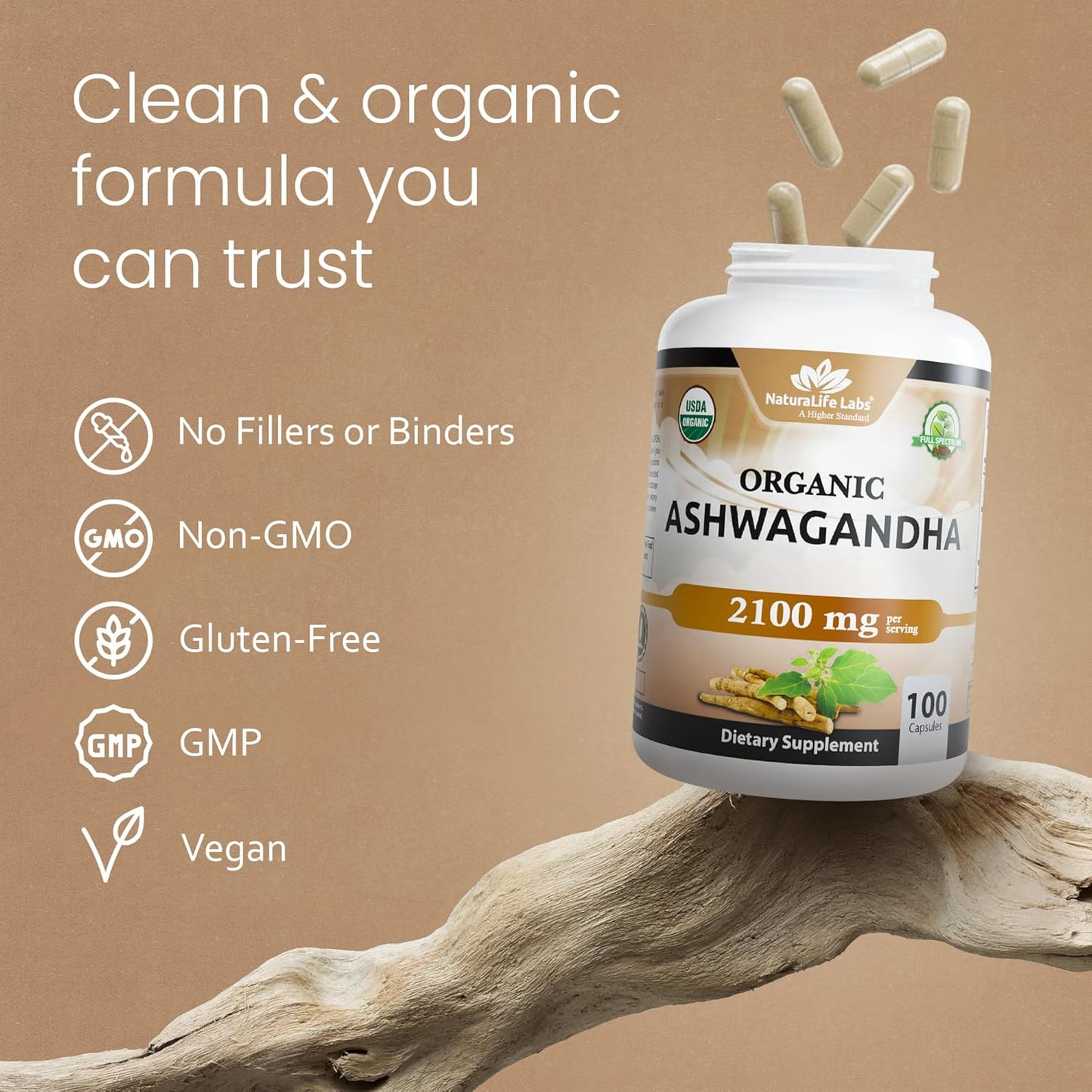 Organic Ashwagandha Capsules