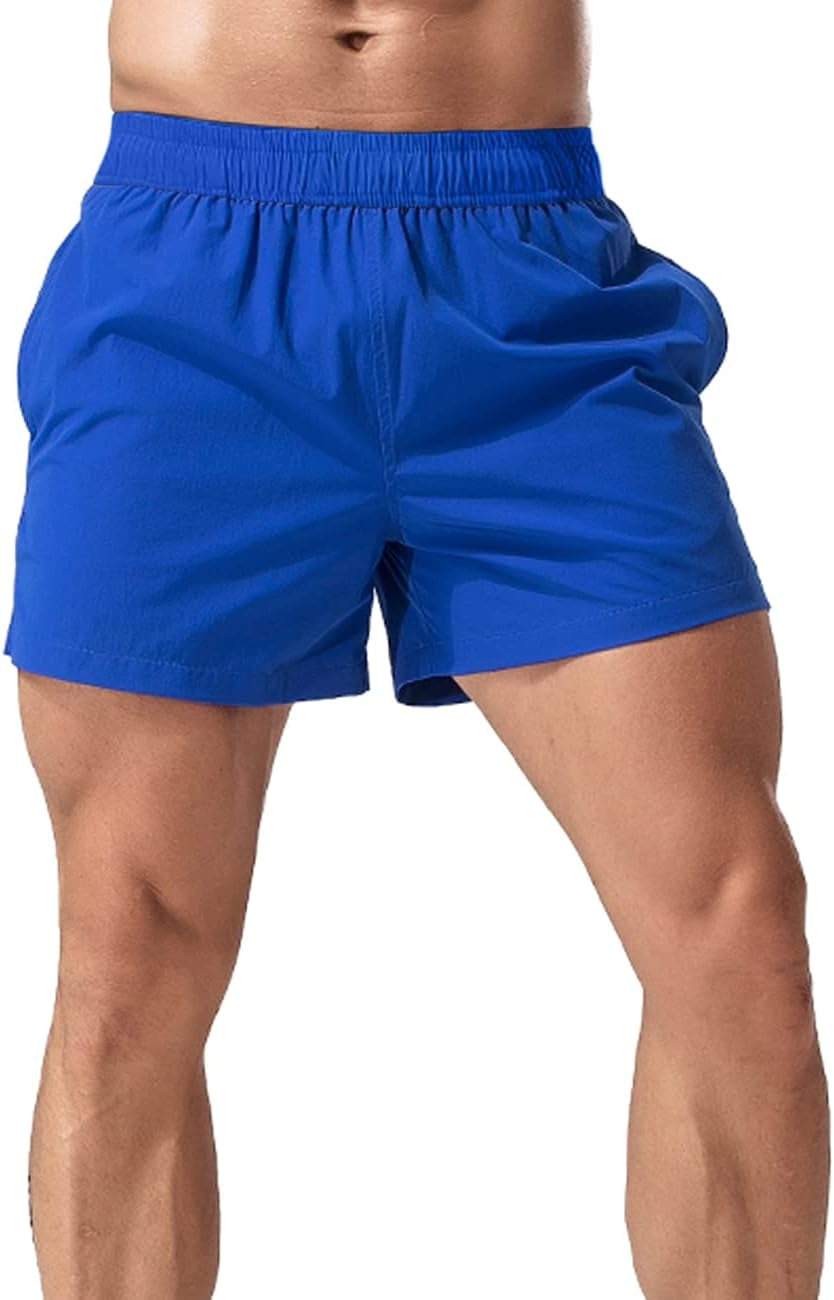 Men'S Running Shorts 5 Inch Lightweight Athletic Shorts Quick Dry with Breathable Mesh Backside