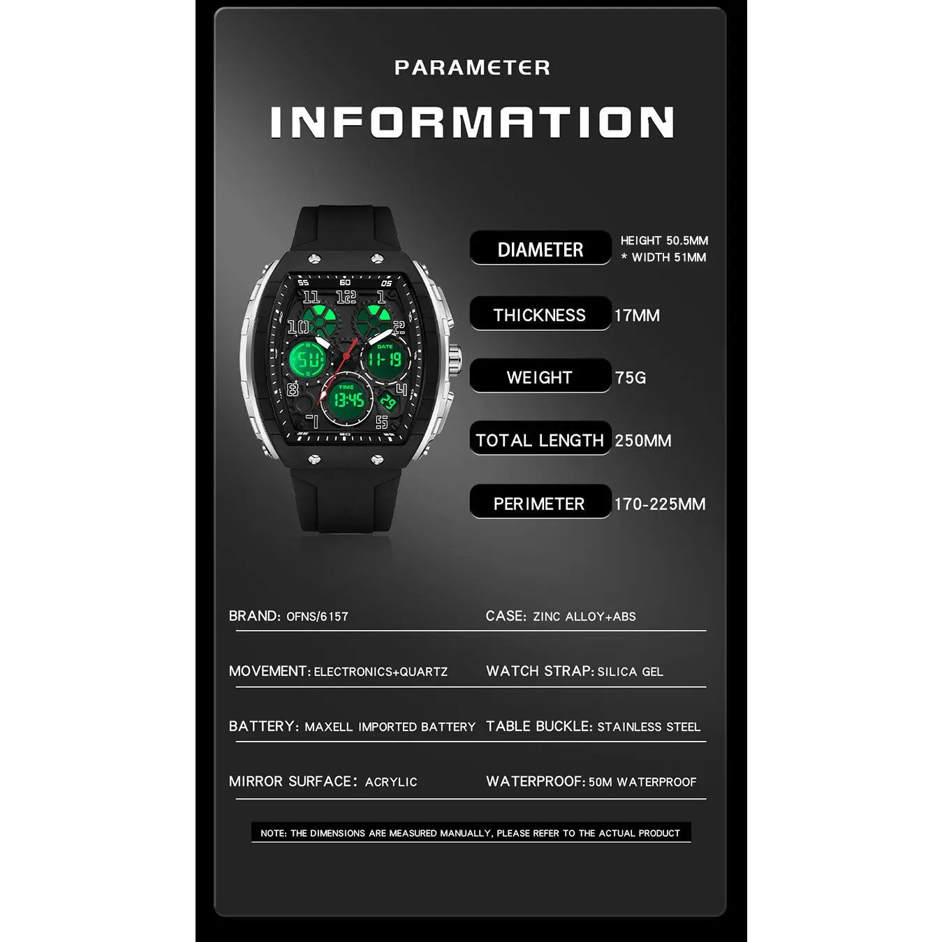 Men'S Sportive Digital Watch