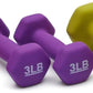 Neoprene Dumbbell Hand Weights for Exercise and Muscle Toning