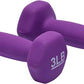 Neoprene Dumbbell Hand Weights for Exercise and Muscle Toning