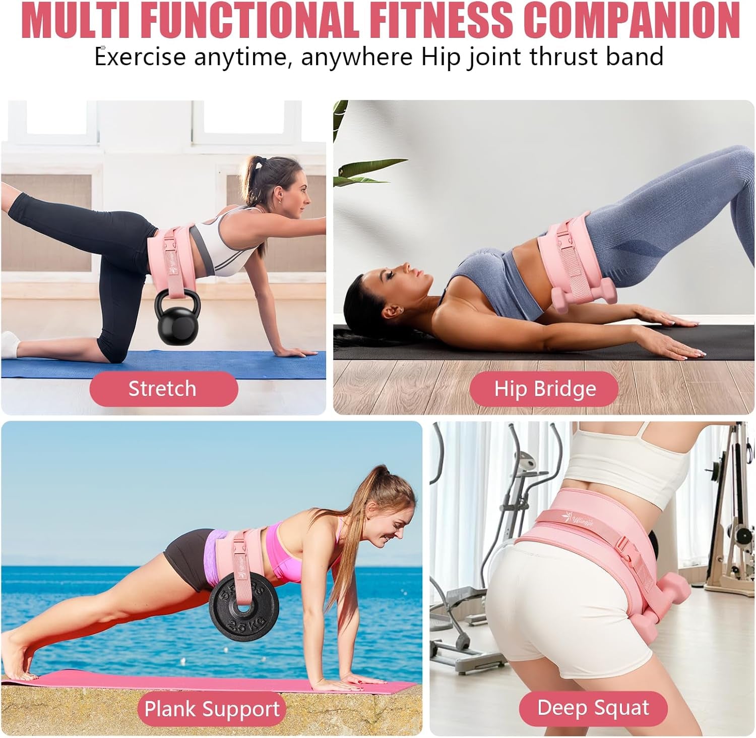 Dumbbell Hip Thrust Belt