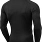Men'S UPF 50+ Mock Long Sleeve Compression Shirts, Athletic Workout Shirt, Base Layer for Water Sports