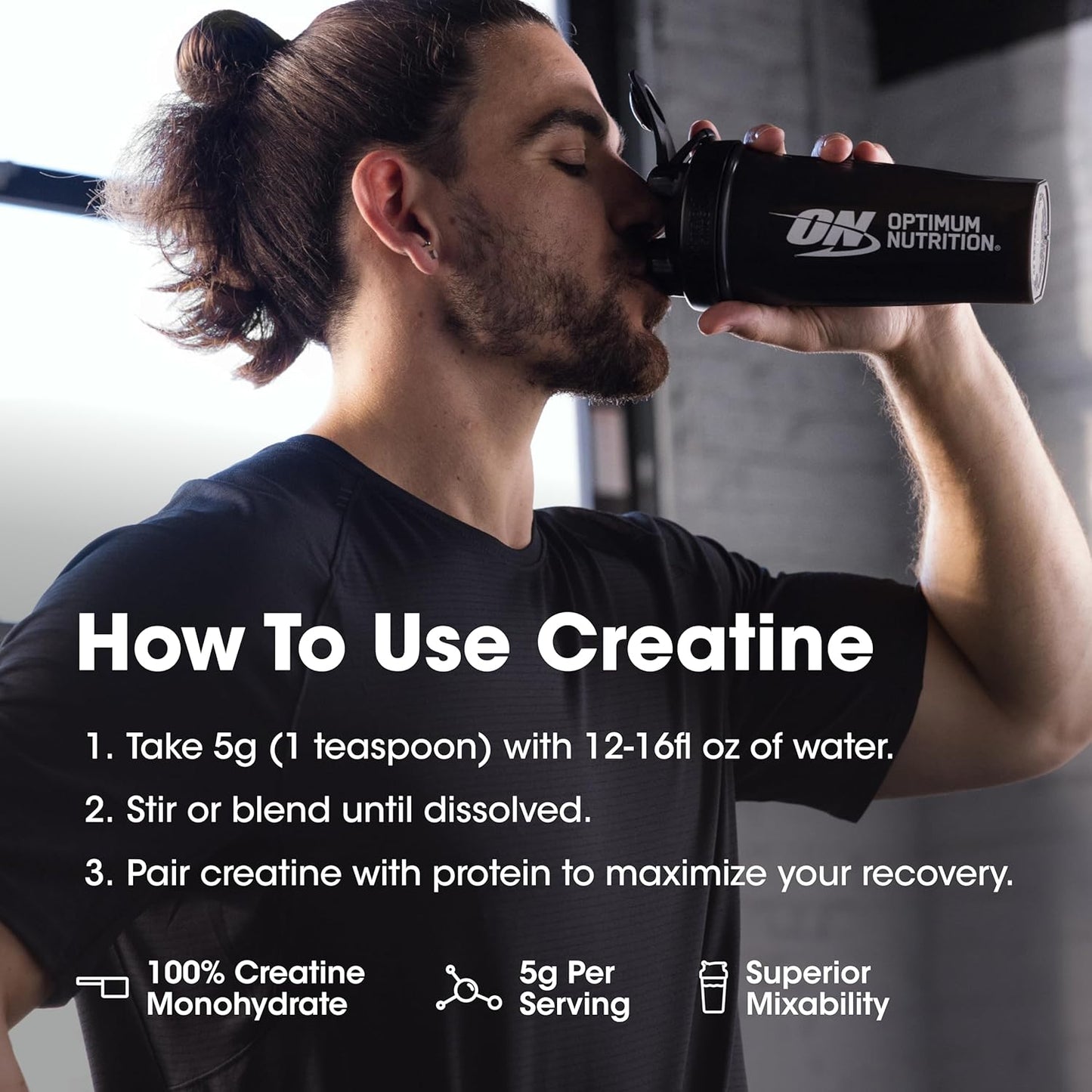 Micronized Creatine Monohydrate Powder, Unflavored, 60 Servings, 300 Grams (Packaging May Vary)